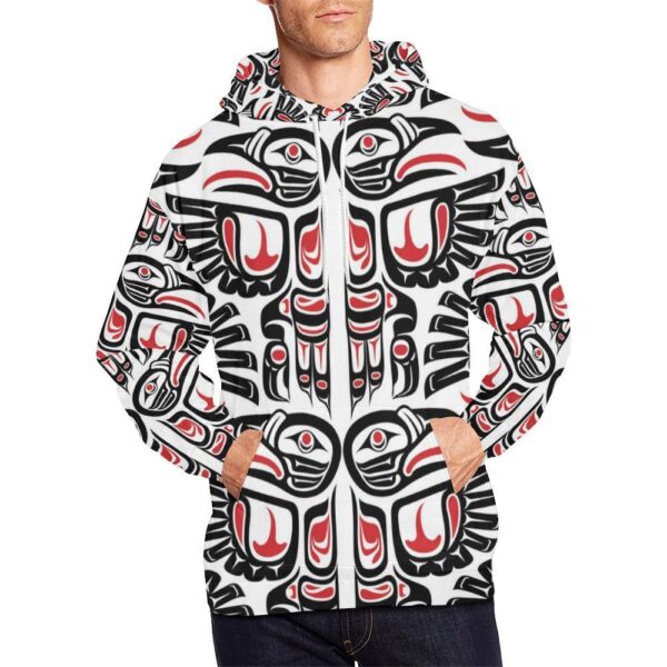 Aztec Tribal Native American Indians Navajo Print Men Pullover Hoodie