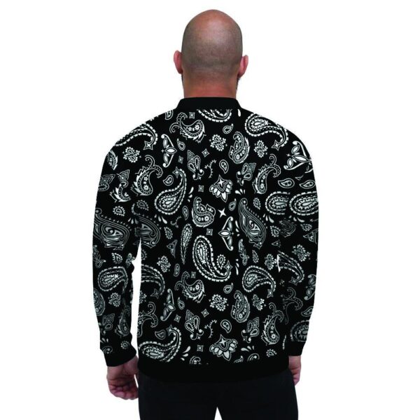 Black Bandana Men’s Bomber Jacket