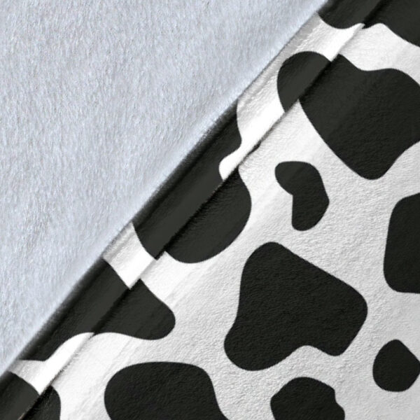 Black Cow Pattern Print Blanket