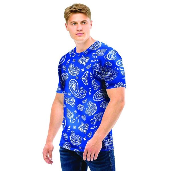 Blue Bandana Men T Shirt