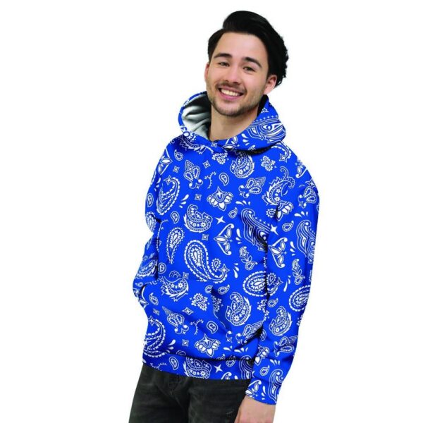 Blue Bandana Men’s Hoodie