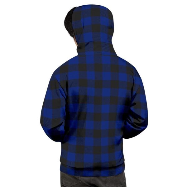 Blue Buffalo Plaid Men’s Hoodie