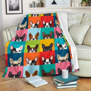 Boston Terrier Pattern Print Blanket 9aa18f15 40cc 437b a8bb 84e9a3de52d5