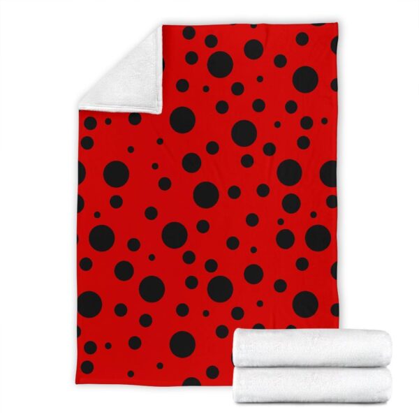 Ladybug Pattern Print Blanket