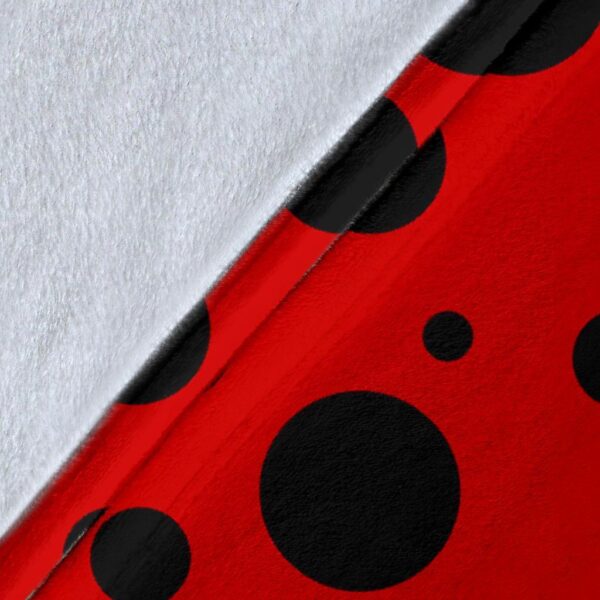 Ladybug Pattern Print Blanket