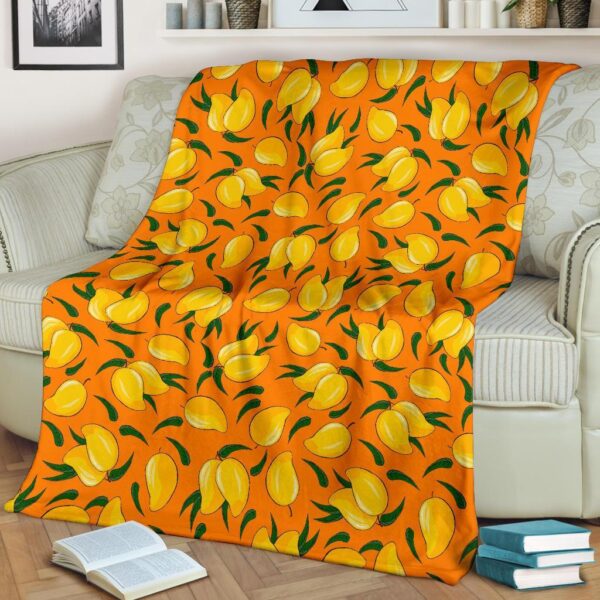 Mango Pattern Print Blanket