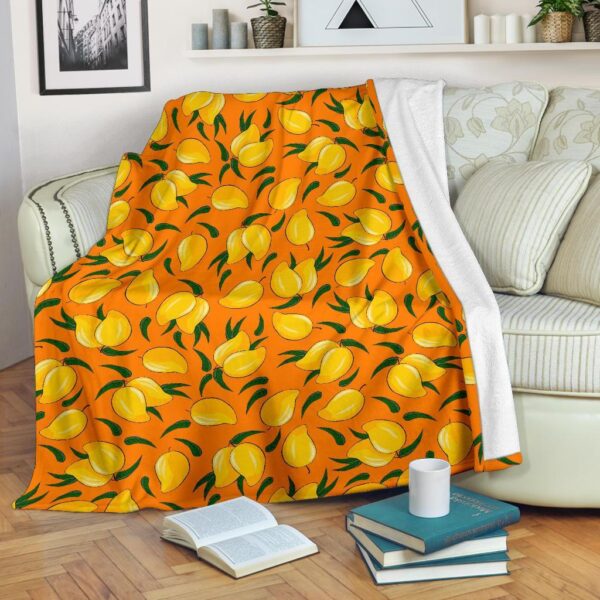 Mango Pattern Print Blanket