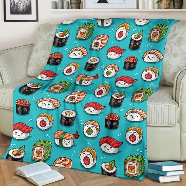 Pattern Print Sushi Blanket