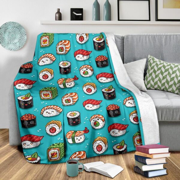 Pattern Print Sushi Blanket