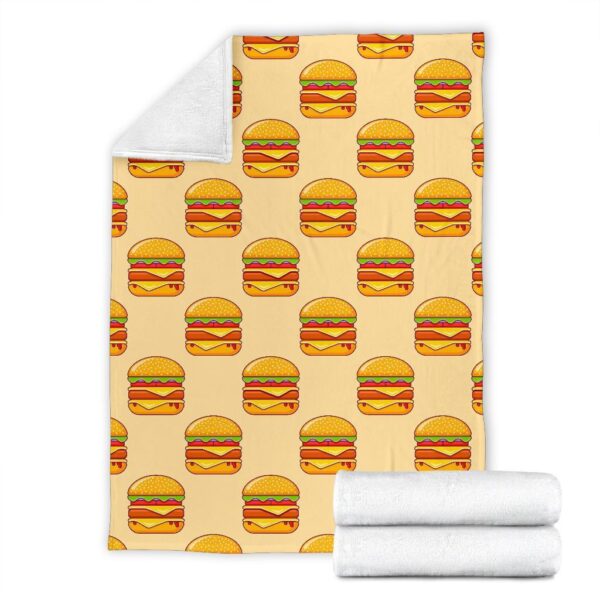 Print Pattern Hamburger Blanket