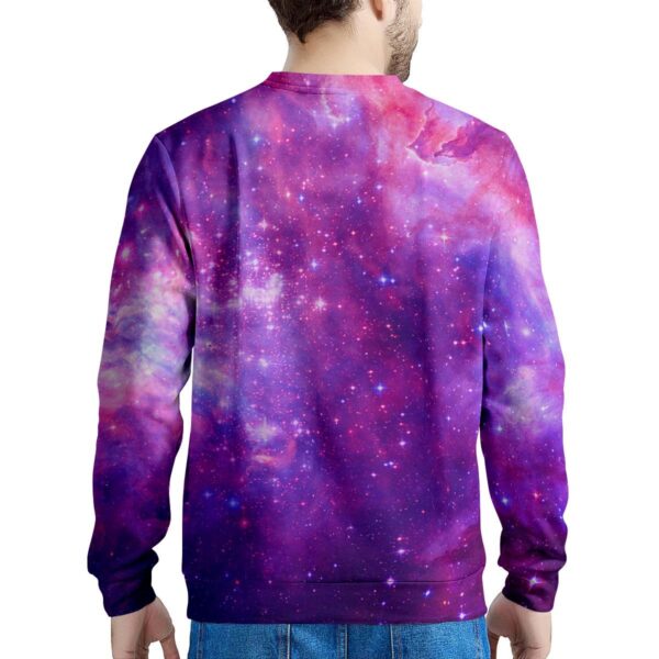 Purple Galaxy Space Men’s Sweatshirt