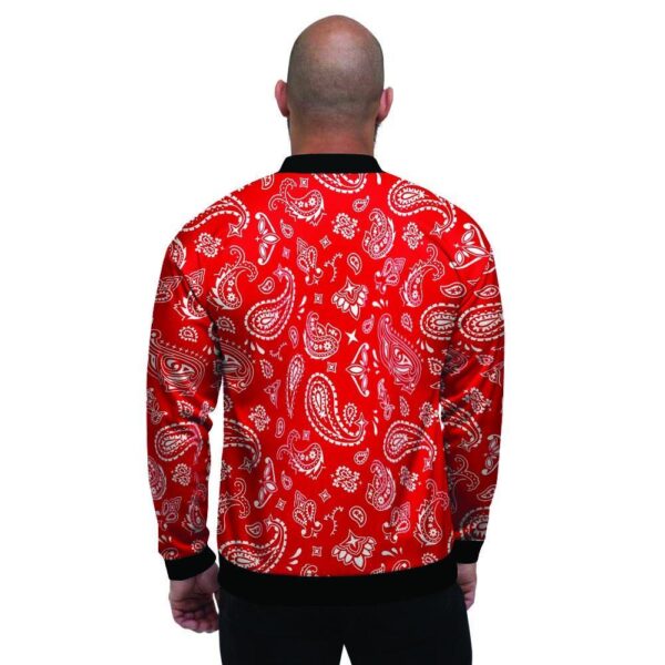 Red Bandana Men’s Bomber Jacket