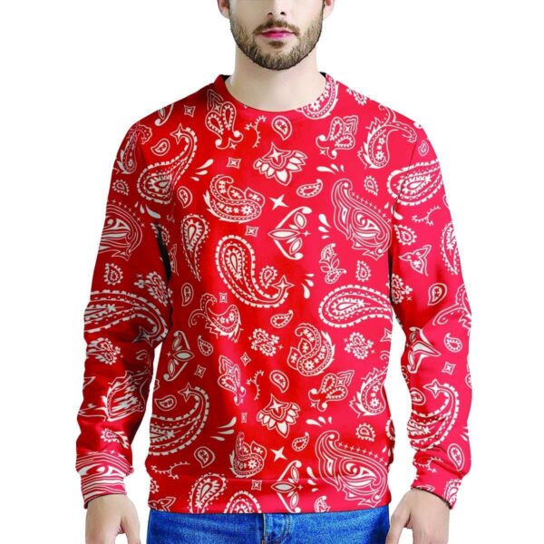 Red Bandana Men’s Sweatshirt