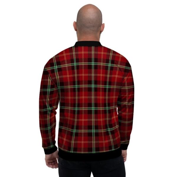 Royal Stewart Red Plaid Tartan Men’s Bomber Jacket