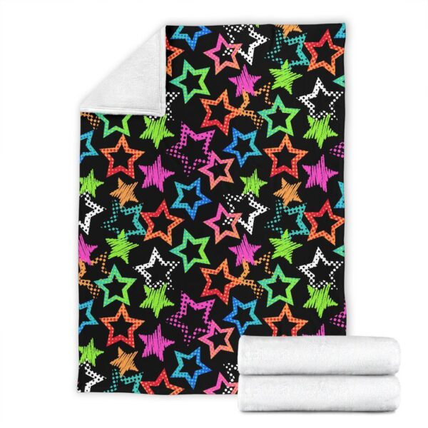 Star Colorful Pattern Print Blanket