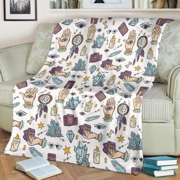 Tarot Pattern Print Blanket