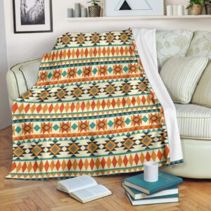 Tribal Native American Aztec Indians Navajo Print Blanket 9efde1af 3774 4ad6 8107 3beeebd1fa1c