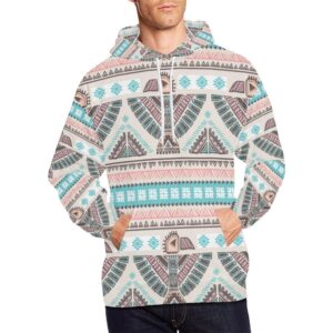 Tribal Native Indians American Aztec Navajo Print Men Pullover Hoodie 500c8423 c211 4499 84ac 104e521412df