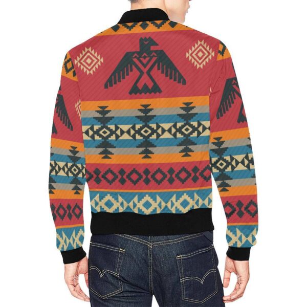 Tribal Navajo Native Indians American Aztec Print Men’s Bomber Jacket