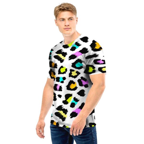 White Leopard Men T Shirt